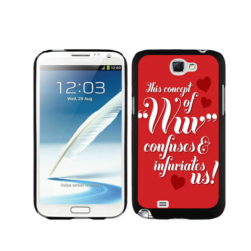 Valentine Bless Samsung Galaxy Note 2 Cases DUK | Women - Click Image to Close